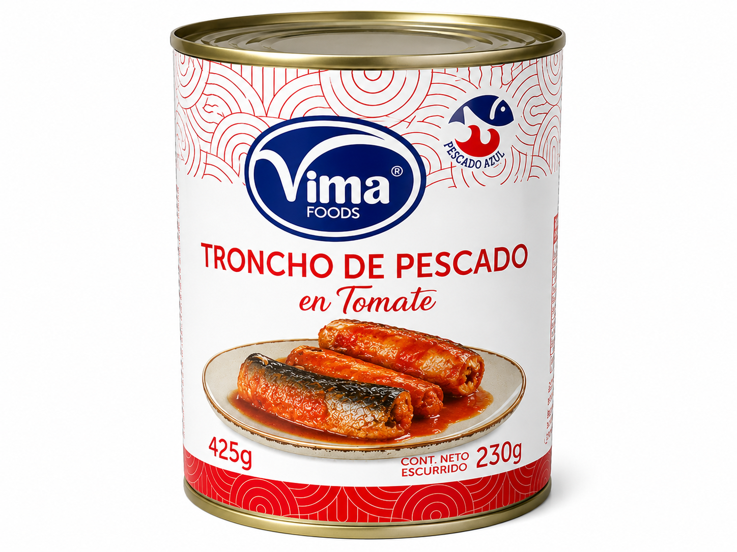 Troncho de Pescado en Salsa de Tomate – Vima Foods (425 g)