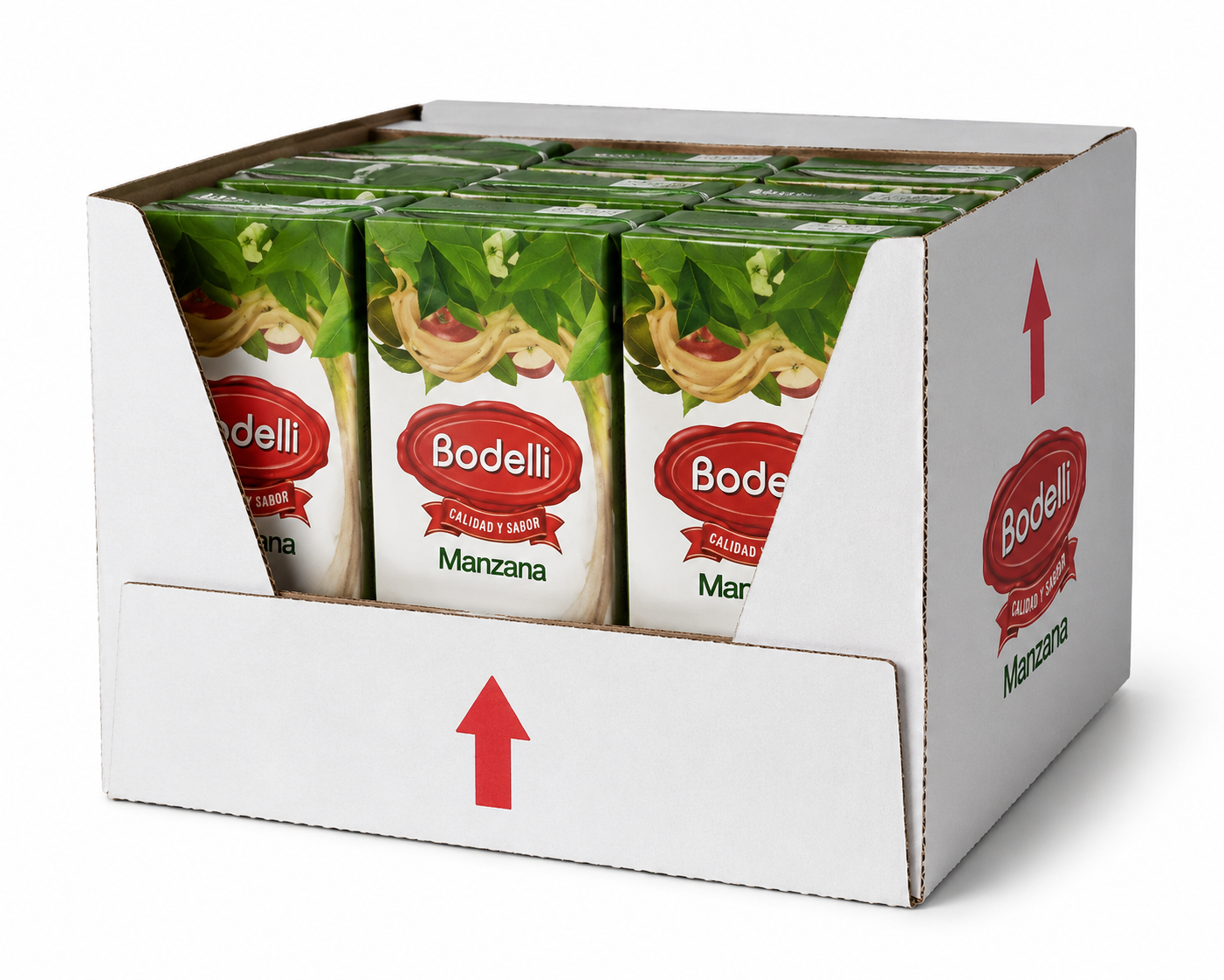 Jugo de Manzana Bodelli – Caja (27 unidades)